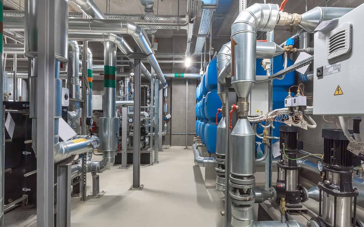 Maintenance technician at work